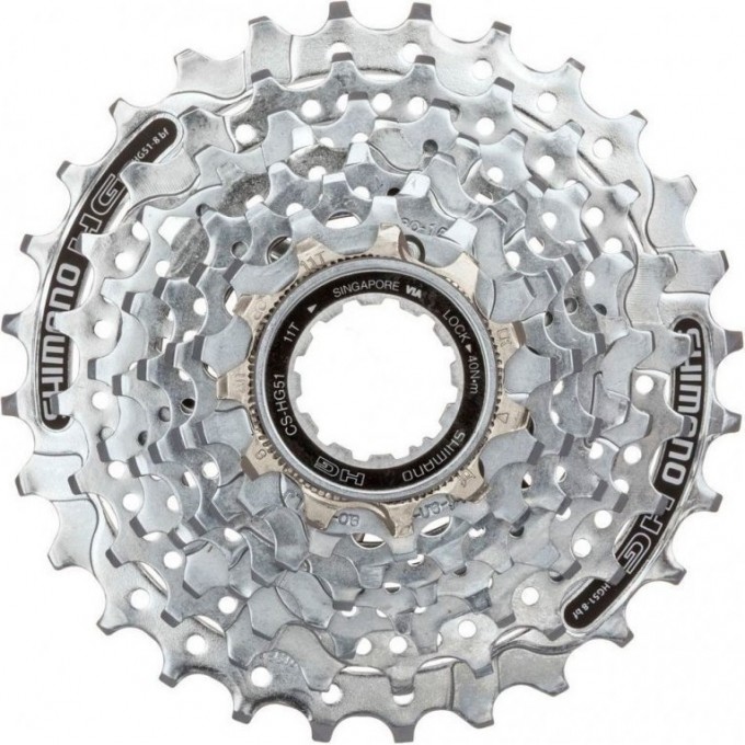 Кассета SHIMANO ALIVIO HG51, 8 скоростей, 11-30 ECSHG518130